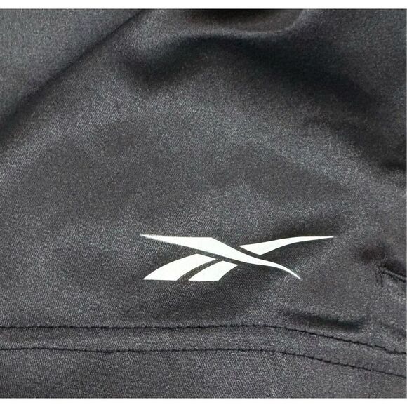 REEBOK - NWT MEN's Sz XL Classic Basketball Satin & Mesh Black Athletic Shorts - Picture 5 of 14